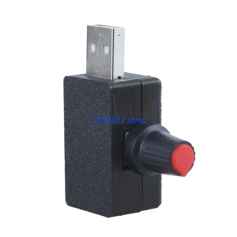 F3KE USB 팬 속도 컨트롤러 레귤레이터(스위칭 포함), 5V 무단 조절 모듈