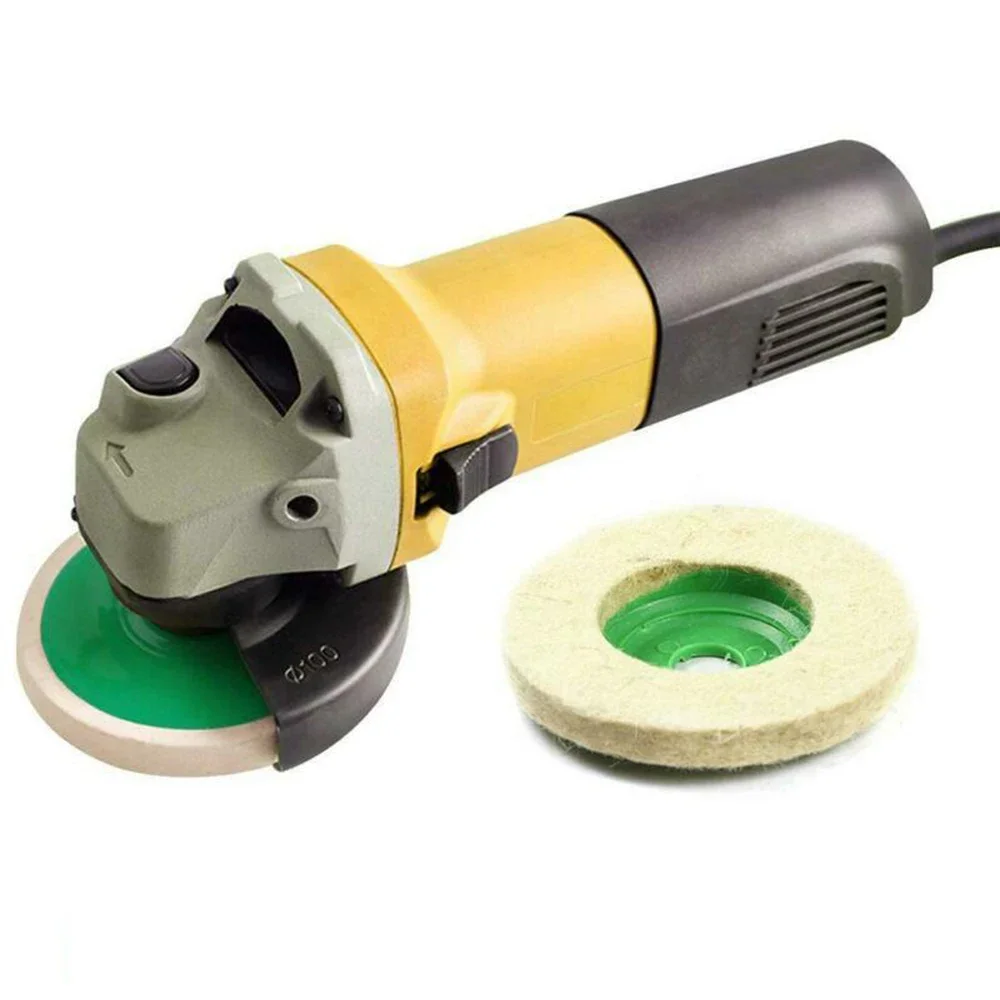 Diameter 100 Fine White Wool Polishing Wheel