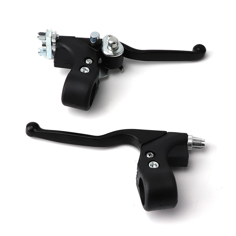 1 pair 7/8'' Right Dual Twin Minimoto Left Handle Brake Levers For 47cc 49cc Pocket Dirt Bike Gas Scooter Mini Moto ATV Quad