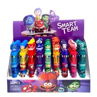 9/36 Pcs Joy Sadness Inside Out 10-Color Ballpoint Pen Student Child Ball Pen Cartoon Supplies Stationery Gift Prize Wholesale 1