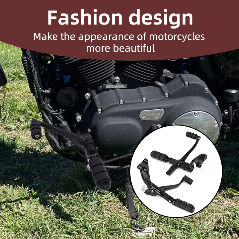 Kit Levier De Vitesse Talon-orteil Pour Harley Sportster XL883 XL1200 - Alliage Aluminium, Changement Fluide - 12