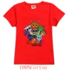 Children's Short Sleeve T-Shirt, Spunki, Horror Game, Incredibox, Tops, Cartoon Clothes, Tees, Girls, Boys, Kids 6