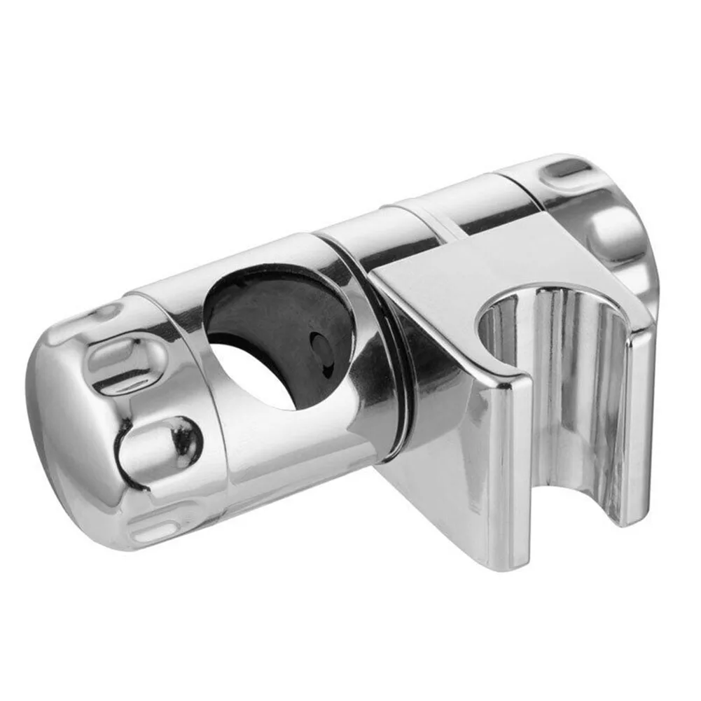 

Shower Head Holder with Double Lock Mechanism Right Side Mount Ideal for 25mm Risers Quality ABS Manufactured Chrome Finished