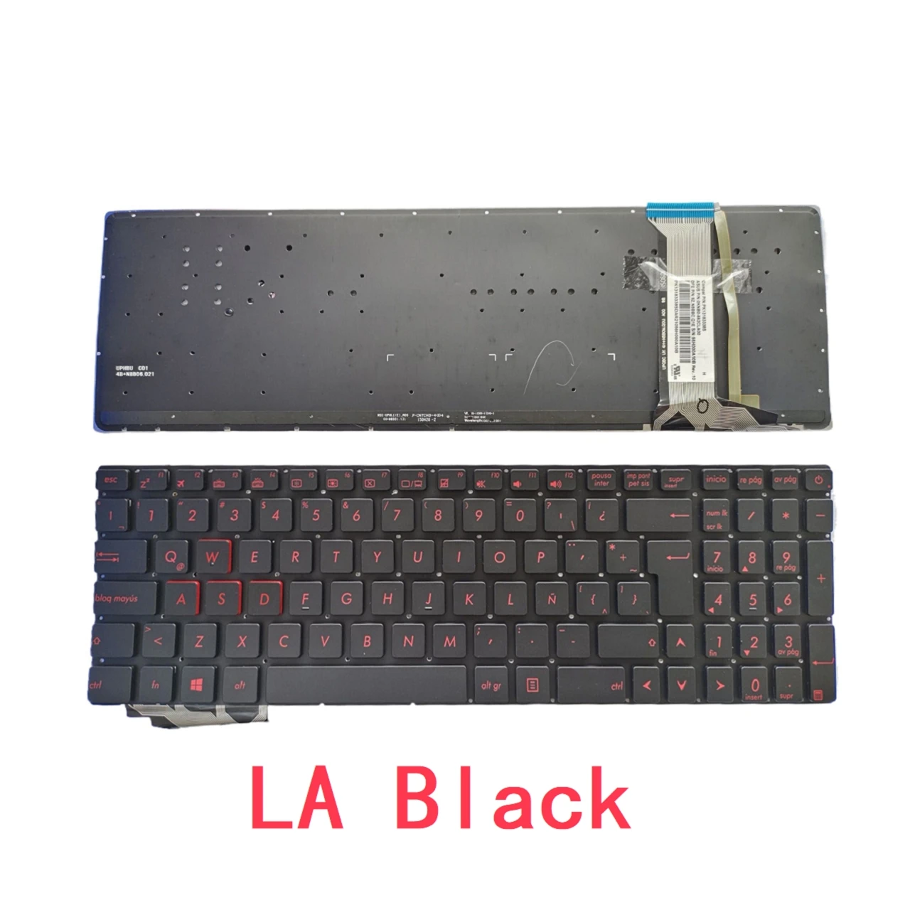 Clavier Portable ASUS ROG G551JM – Disposition Espagnole – Rétro-éclairé – Neuf