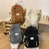 Softback Nylon Fashion Backpacks Solid Color 2024 High Quality Bags for Women Casual Interior Zipper Pocket Backpacks 4