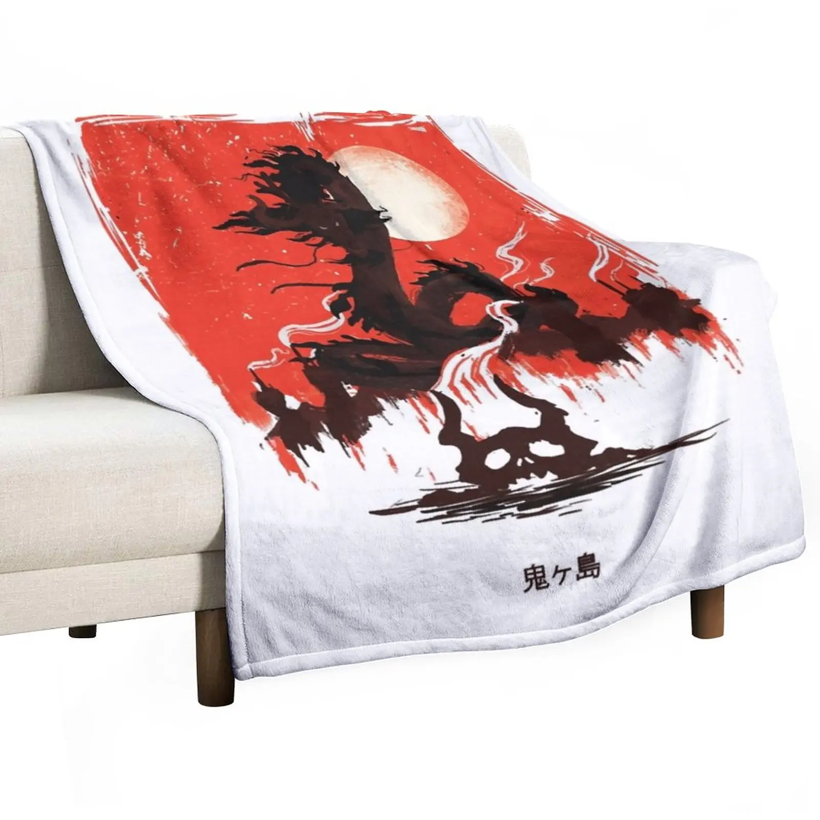 

Kaido Onigashima Wano Kuni Throw Blanket Stuffed Blankets For Sofa Thin
