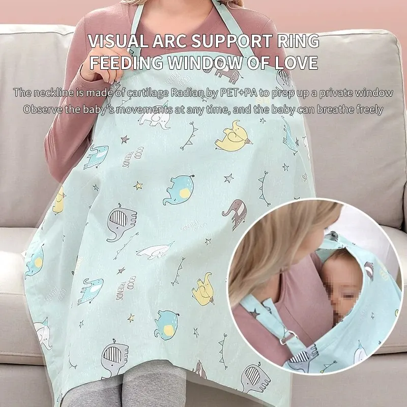 Nursing Towel Breastfeeding Cover 1 PCS Outdoor Nursing Towel Antilight Masking Coat Multifunctional Cover Cape Breathable And Thin In Summer