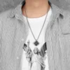 Spiral Pendant Retro Men Necklace 316L Stainless Steel Men Chain Rock Punk Jewelry Gift for Male Friend Accessories Dropshipping 5