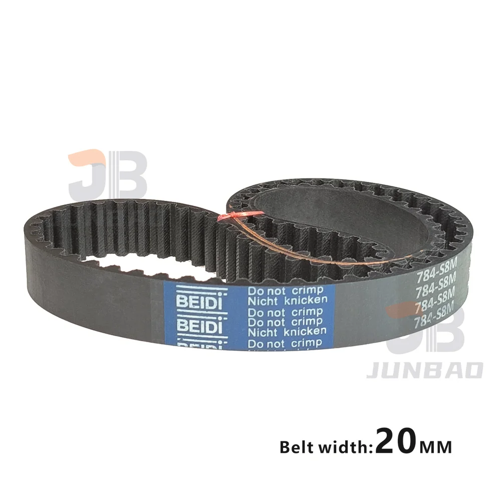 976-1296mm, S8M 타이밍 벨트, DIY/CNC/자동화 시스템용, 모델 976-S8M, 984-S8M, 992-S8M부터 1296-S8M까지, STS8M 고무 벨트