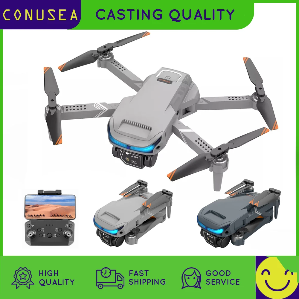 

Ls-Xt9 Mini Drone Rc Quadcopter with Camera 4K Fpv Wifi Dron Aerial Photography Optical Flow Positioning Fixed Height Aircraft