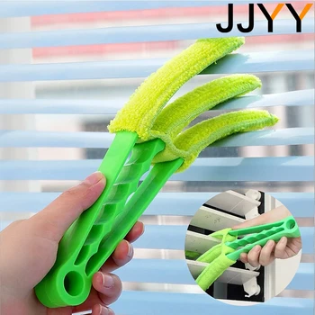 JJYY Convenient Microfiber Blinds Cleaning Brush Window Leaf Cleaner Duster Air Conditioner Brush Tool