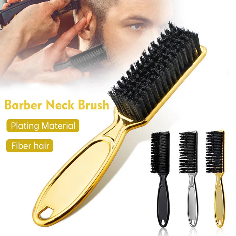 

Plastic Handle Hairdressing Soft Hair Cleaning Brush Barber Neck Duster Broken Hair Remove Comb Hair Styling Tools Comb