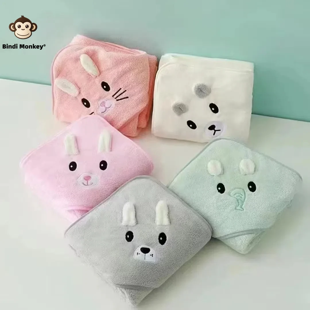 Baby Hooded Bathrobe Towel 4