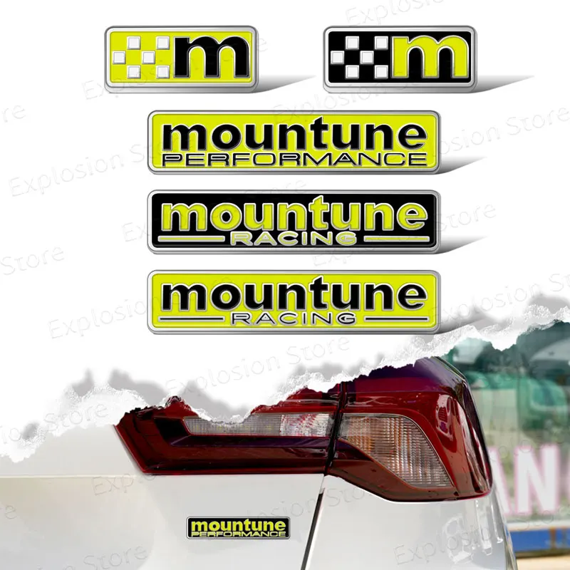 3D Metal Performance M Logo Tail Emblem Badge Decalcomania Posteriore Per Ford Focus 2 3 Fiesta Mountune Rs St Accessori Per Lo Styling Automatico