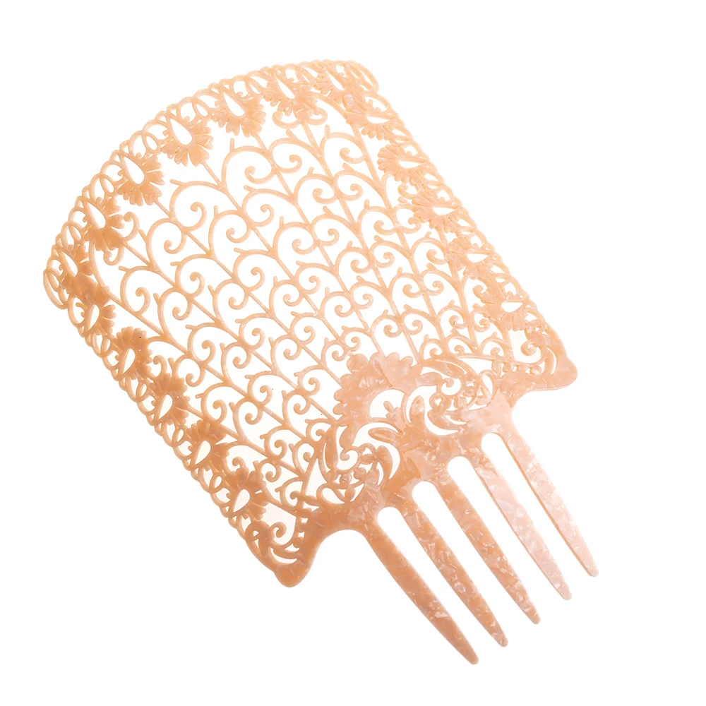 Colorful Vintage Acetate Hair Combs - Tortoiseshell Flamenco Hair Accessories