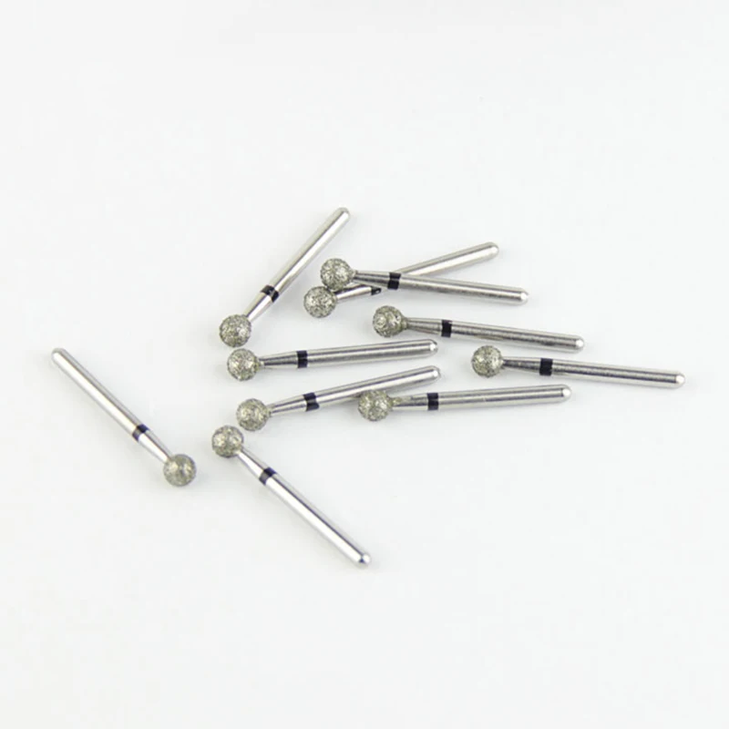 10/20 Stück Diamantbohrer für Zahnmedizin, Dentalbohrer, Kugelförmige Bohrer, Hochwertige Zahnmedizinische Werkzeuge, FG 1,6 mm für Zähne – Detail 8