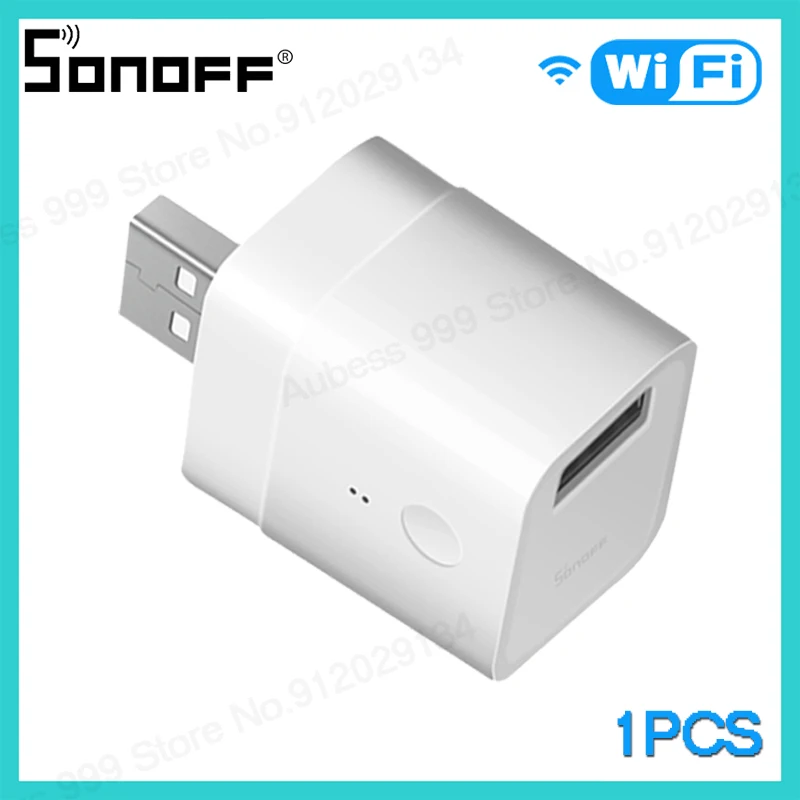 Itead Sonoff Micro 5V Wifi USB Smart Adaptor Switch Wireless USB Adaptor For Smart Home Automation Via EWeLink Alexa Google Home 