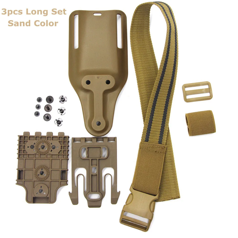 3pcs Leg Hanger FMA Quick Release Waist Plate Outdoor Tactical