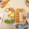 Large Wooden Number Charcuterie Board Fillable Practical Wood Number Serving Tray Decorative Number Food Tray Baby Birthday 1