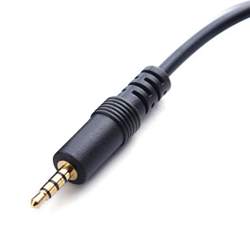 3.5Mm Schroefaansluiting Adapter Luidsprekerkabel 4-Core Stereo Trrs Mannelijk Gat Naar Av 4 Schroef Terminal Balun Connector Kabel