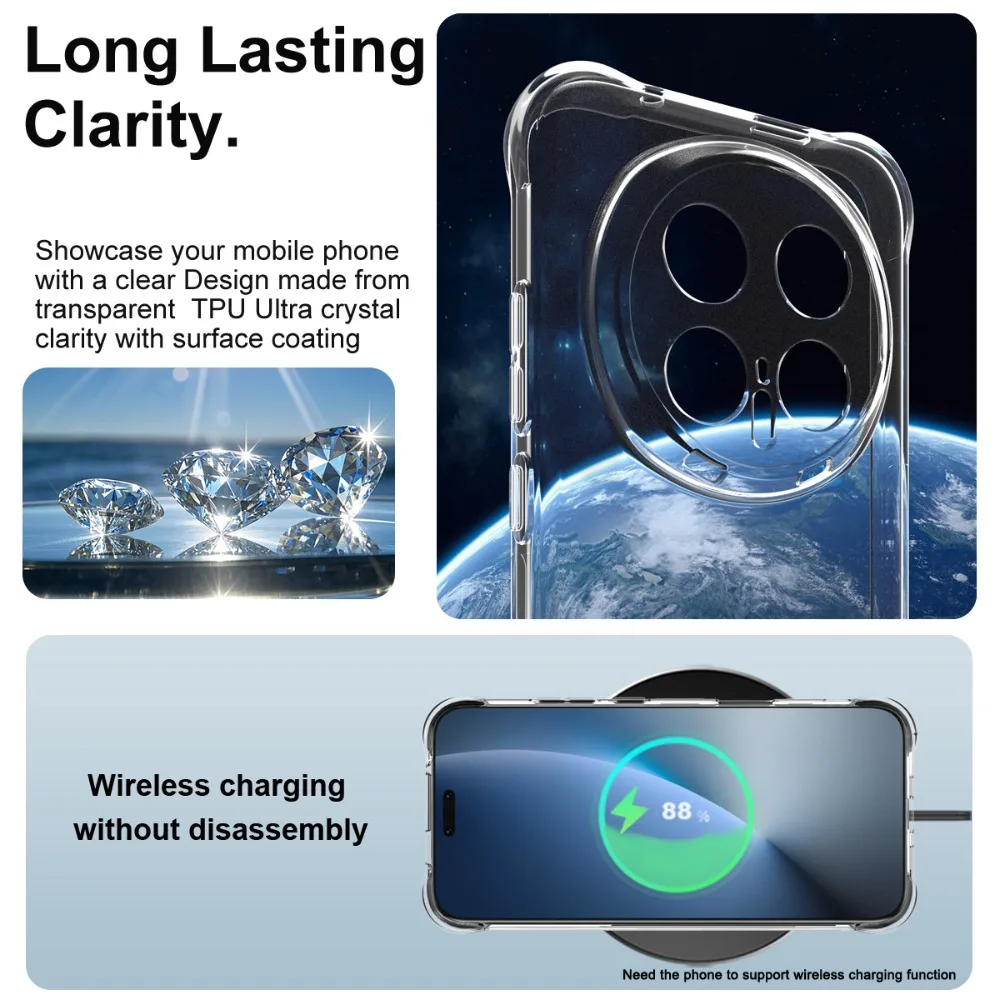 IMAK 360° Protective Crystal Case with Air Bag Lens Armor
