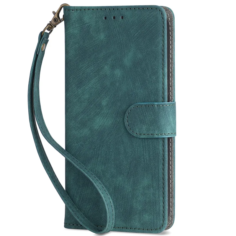 Retro PU Leather Back Case with Dimensional Stripe Design