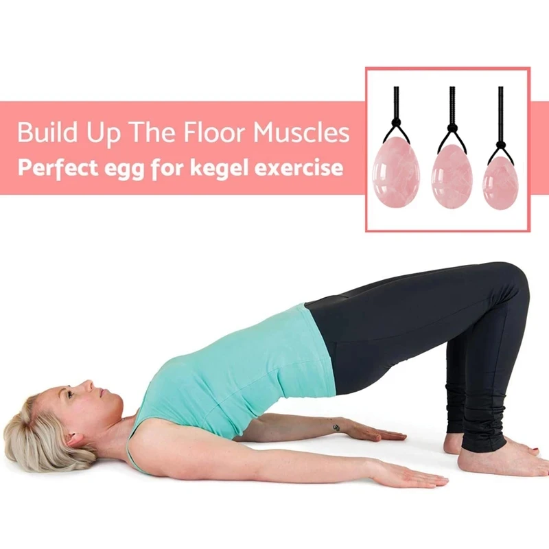 Ball massager massage tool 3pc natural jade yoni massager women vaginal firming yoni eggs