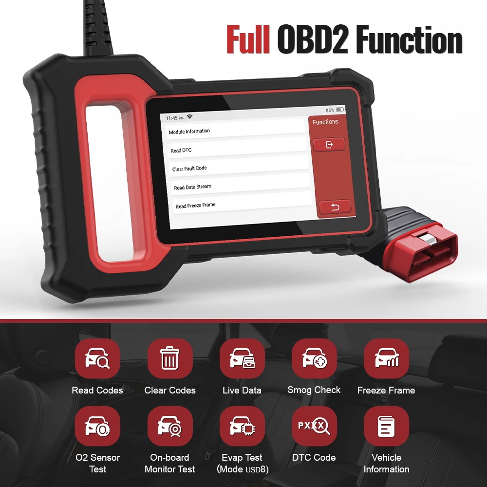 THINKCAR THINKSCAN PLUS S4 S7 OBD2 Scanner ECM ABS SRS TCM BCM System DIY Optional Reset Wifi Free Update Car Diagnostics Tools - 5