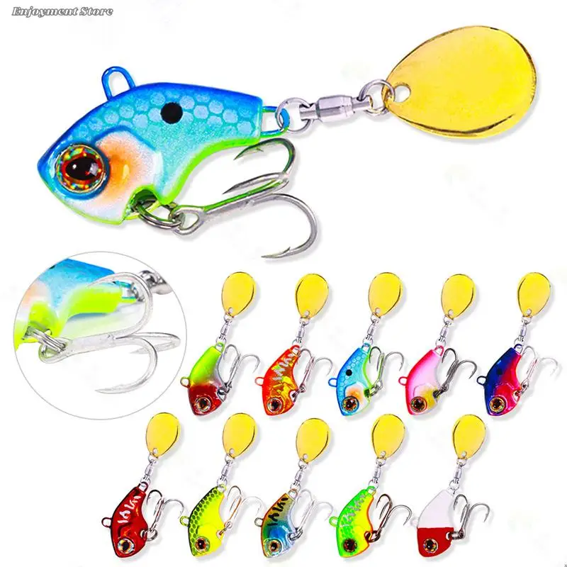

9g 13g 16g 22g Fishing Lures Wobble Rotating Metal Vib Vibration Bait Fishing Swimbaits Hard Artificial Baits Spinner Spoon Lure