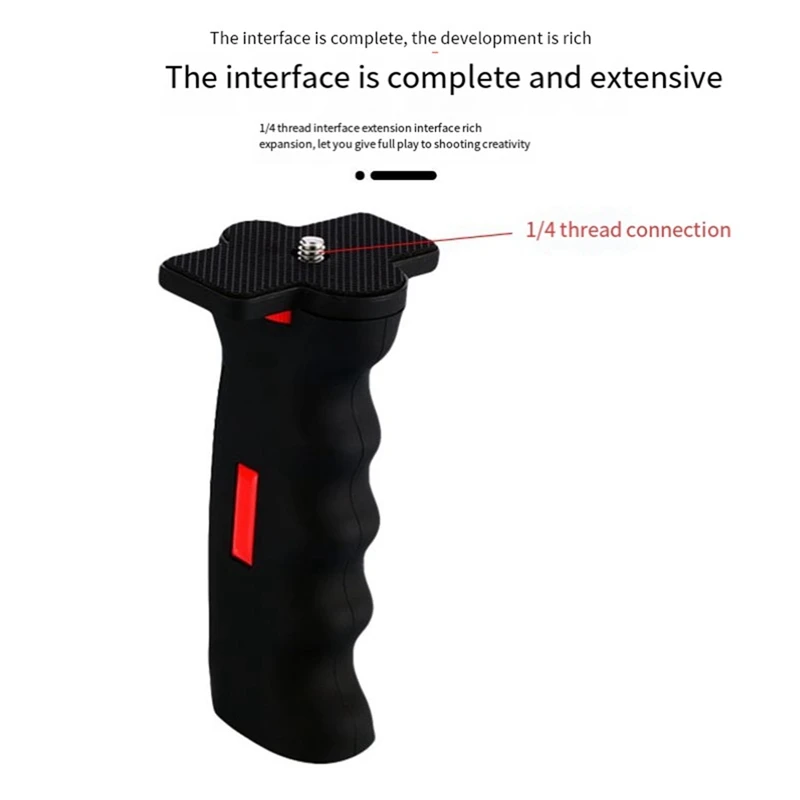 범용 핸드헬드 셀카 거치대 카메라 비디오 휴대폰 스포츠 카메라, 셀카 녹화 핸들 교체 액세서리