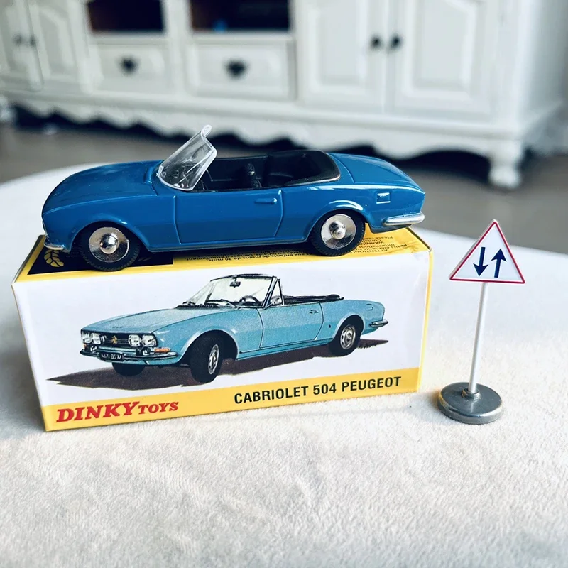 Diecast Alloy 1/43 Dinky Cabriolet 504 Convertible Sports Car