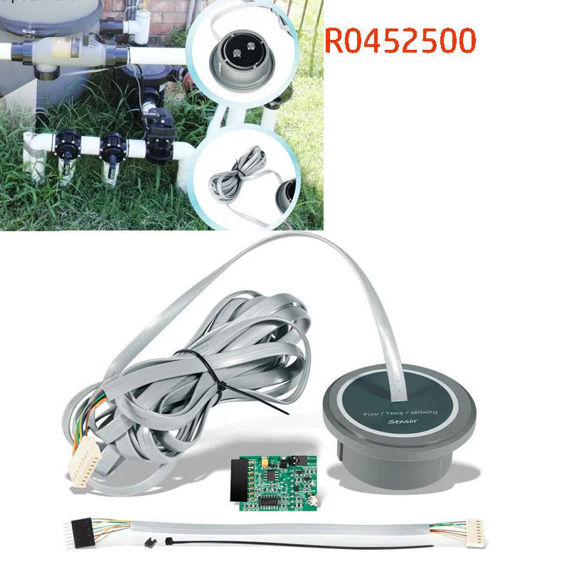 

R0452500 16-Feet Port Sensor w/ Adapter & Jumper For Zodiac Jandy PureLink AquaPure Pools & Spa Water Purification System