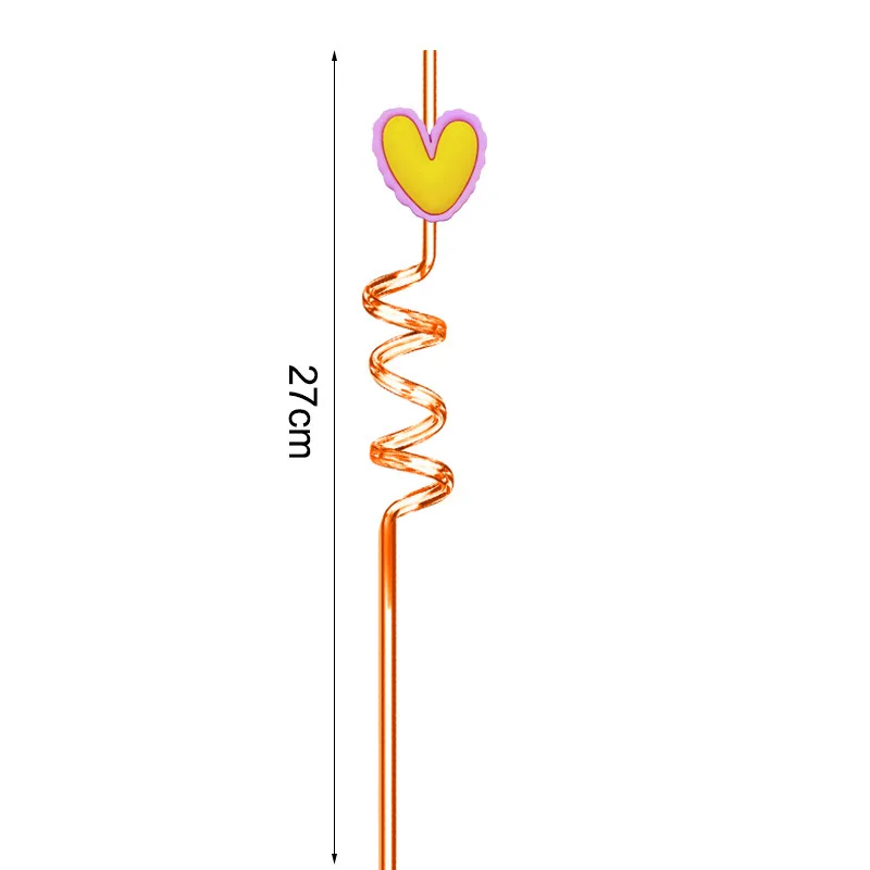 Heart Shaped Silly Straws