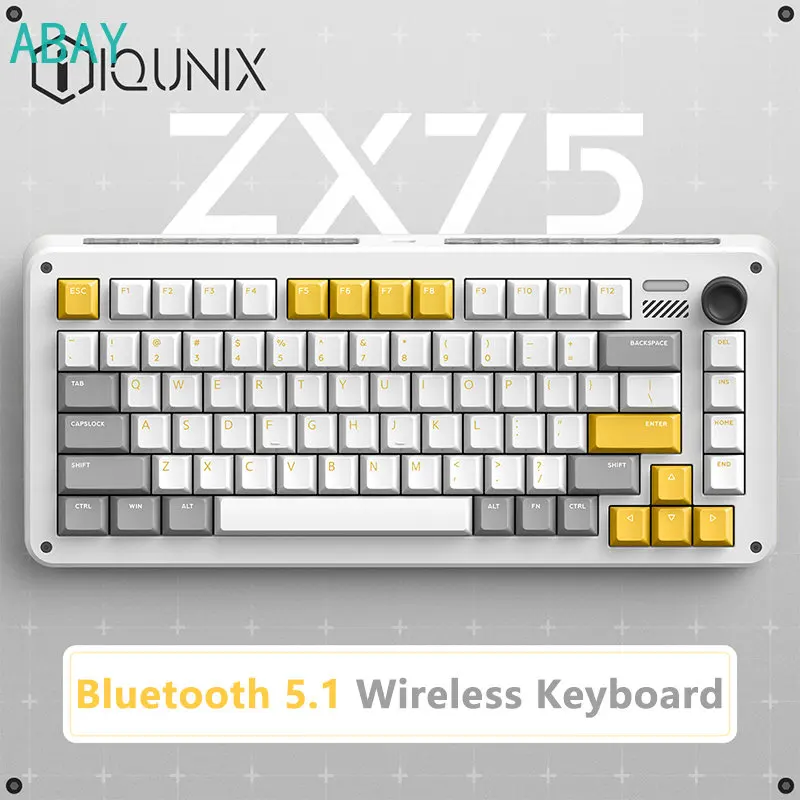 IQUNIX ZX75 GravityWave Goldpink軸 IQUNIX ZX75 Gravity Wave Wireless Mechanical Keyboard | TKL