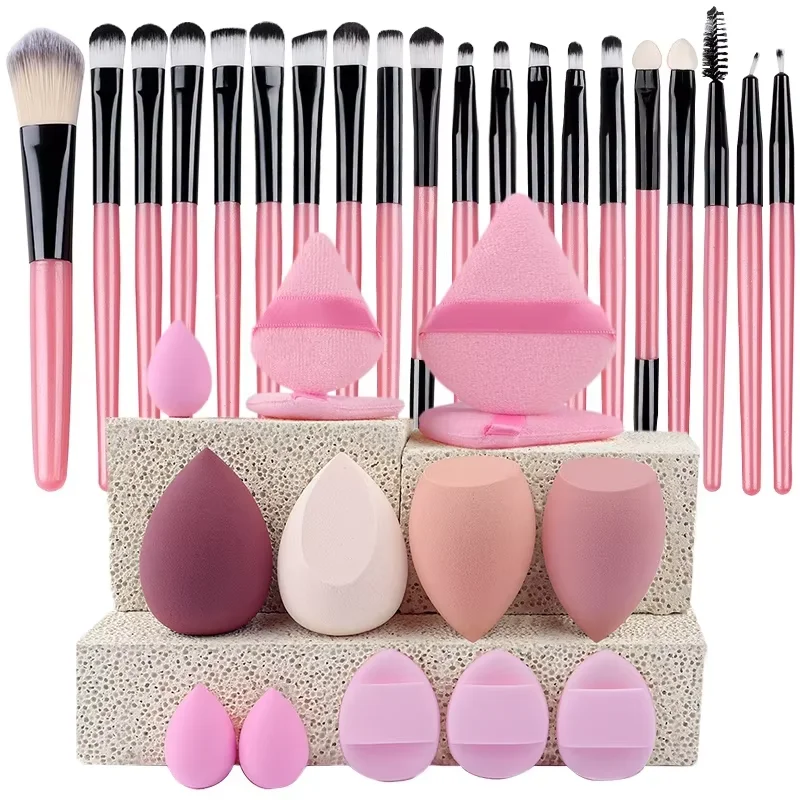 Mini Makeup Brush Set - 10 Piece Professional Beauty Tools Collection
