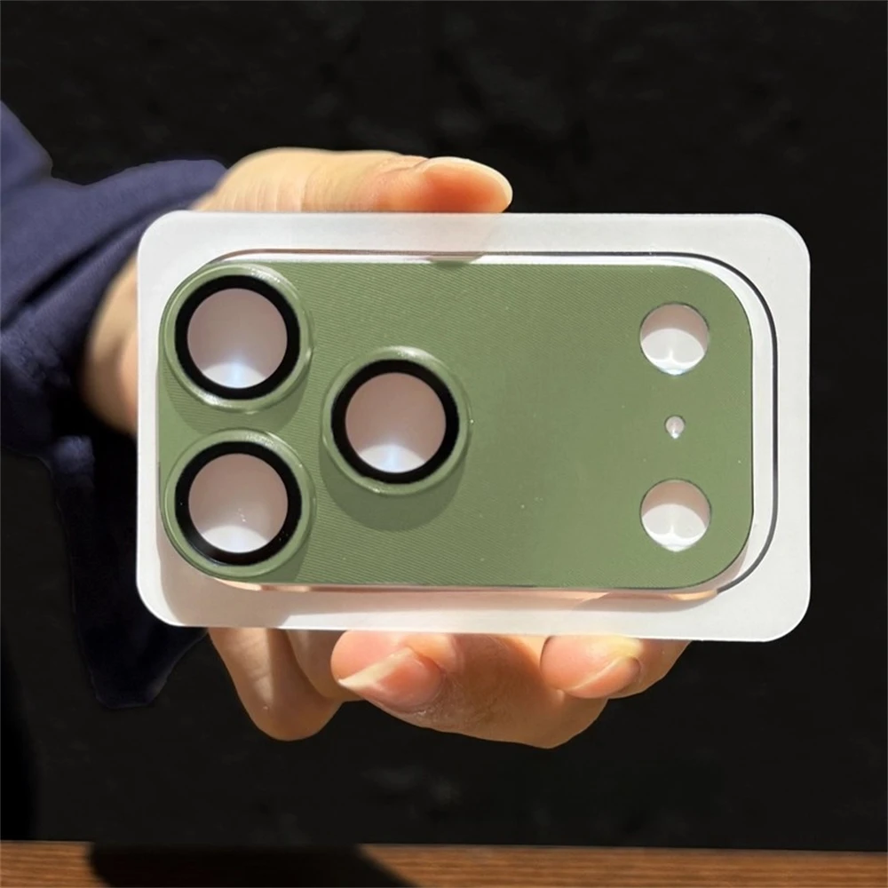 Premium Metal Camera Lens Protector - Tempered Glass Screen Armor