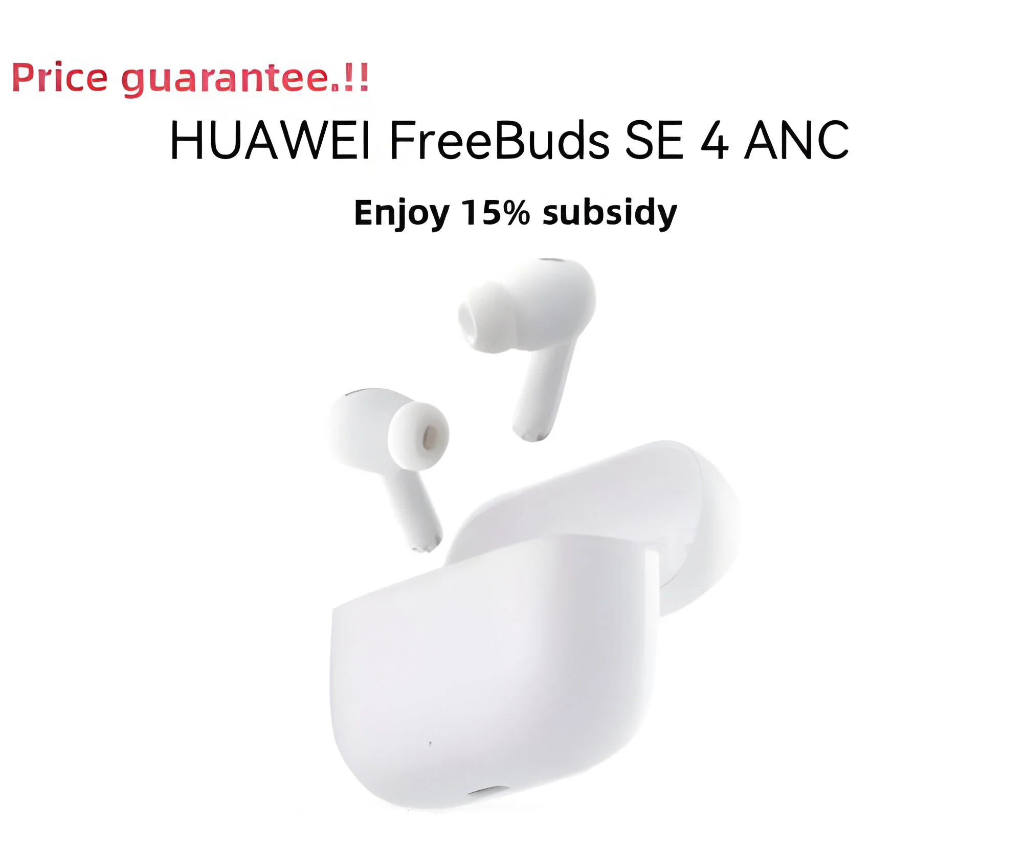 HUAWEI FreeBuds SE 4 ANC Noise-Canceling Wireless Bluetooth Earbuds 50 Hours Long Battery Life