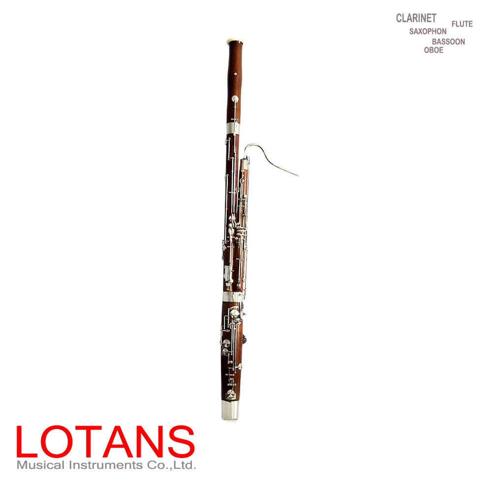 Nickel Plated natural low Maple double Oboe tube