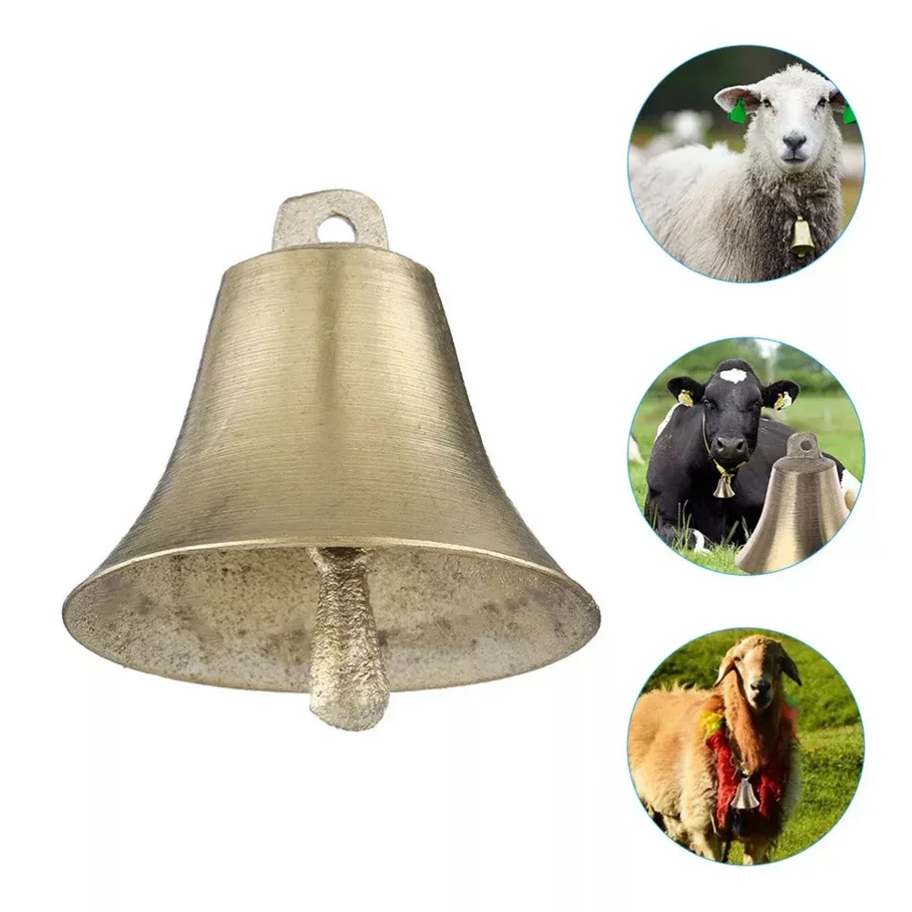 4 Pcs Cow Horse Sheep Grazing Copper Bells Cattle Sheep Antique Bells Animal Prevent The Loss Zinc Alloy Hanging Grazing