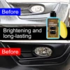 Car Plastic Restorer Coating Agent Auto Plastic Rubber Exterior Repair Clean Refresh Restoration Agent Black Shine Seal Brighten 4