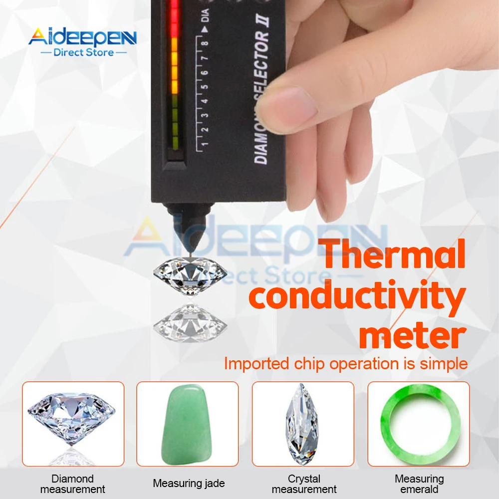 

Drilling Test Pen - Diamond Tester/mohs Hardness Tester/diamond Thermal Conductivity Tester/diamond Discriminator Testing