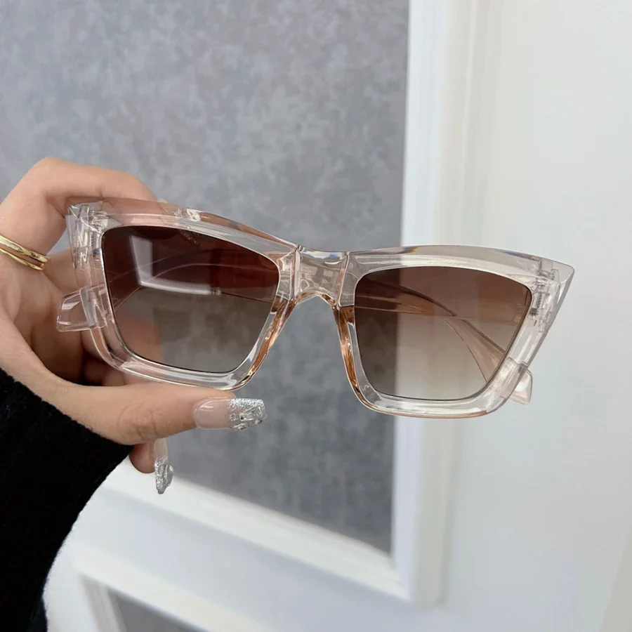 Retro quadratische Sonnenbrille Frauen Männer Mode Vintage Sonnenbrille weibliche männliche Marke Designer Spiegel Punk Shades Oculos de Sol