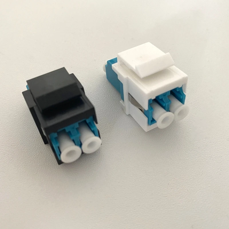 10-Pack Duplex LC UPC APC Connectors Optic jacks Adapter Fiber Keystone jacks Snap Fitting K1KF