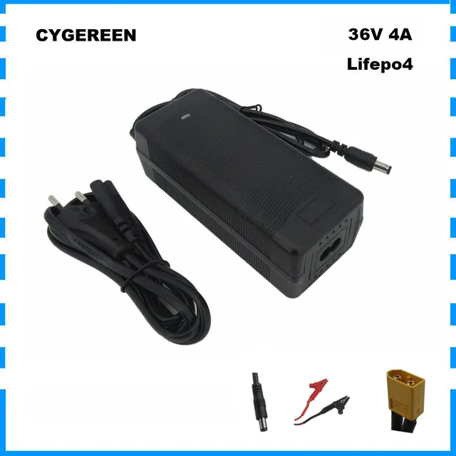 SJT150E 36V 4A Lifepo4 Battery Fast Charger 43.8V 4A DC For 12S 36 Volt 20AH Iron Phosphate LFP E-bike Escooter Bateria Charger