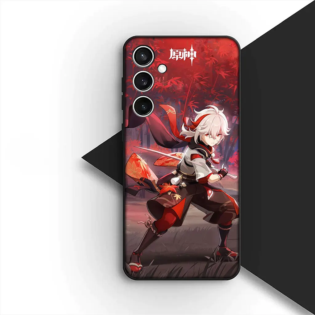 Elegant Raiden Shogun Phone Cover - Soft Protective Case with Genshin Impact Design