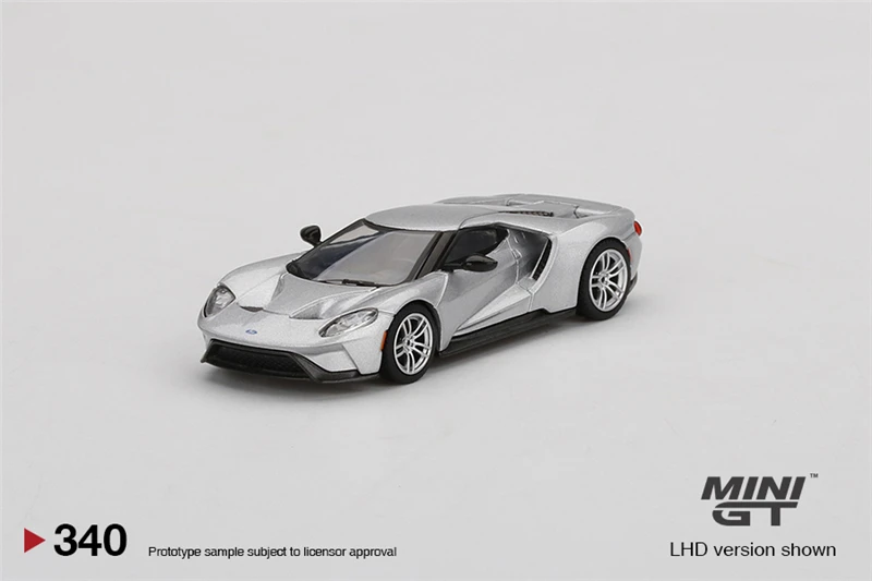 

(Предзаказ) Мини GT 1:64 Ford GT литой серебристый автомобиль