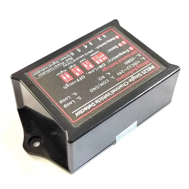 AA84 새로운 12V24VDC 자동차 주차 시스템 단일 채널 루프 감지기 PD125 최고의 가격/유도 루프 감지 기능 포함