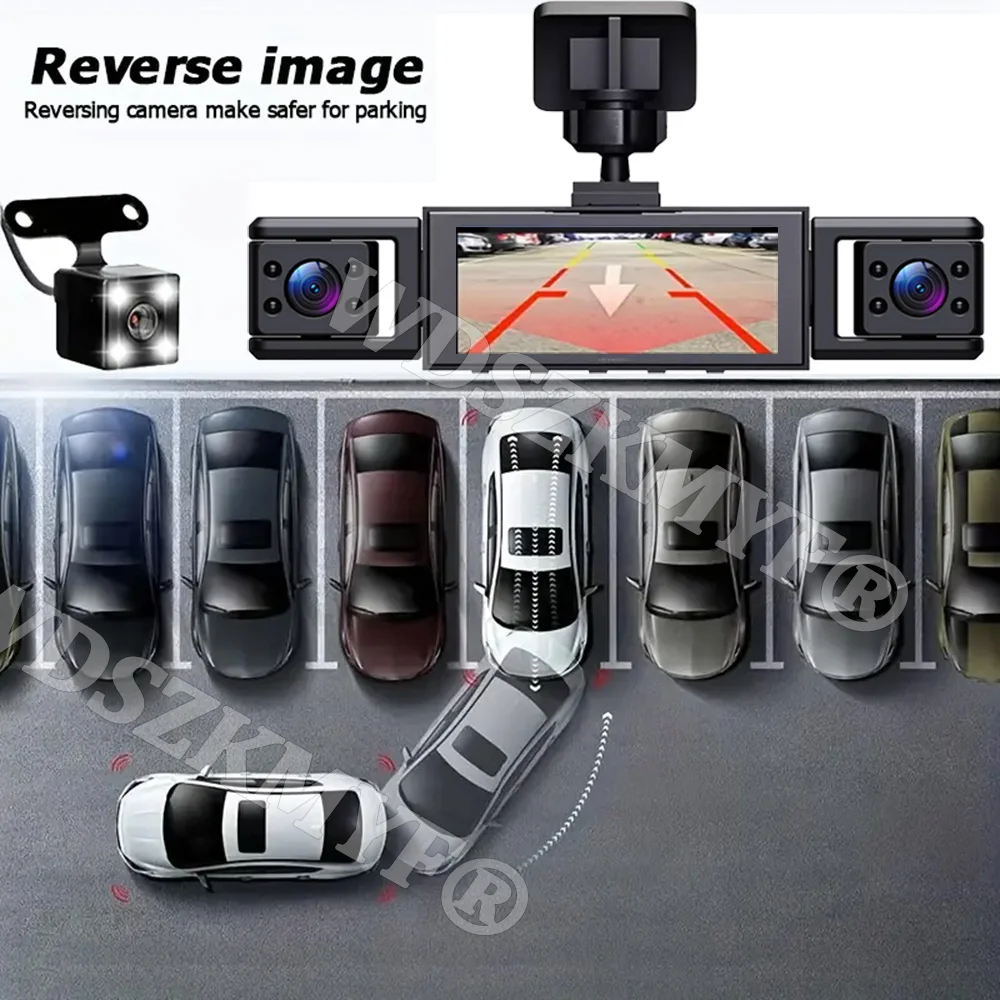 360° Car Camera 4Lens 1080P Dash Cam Car recording camera Car DVR Front Left right RearView Camera Black Box Car Accessories