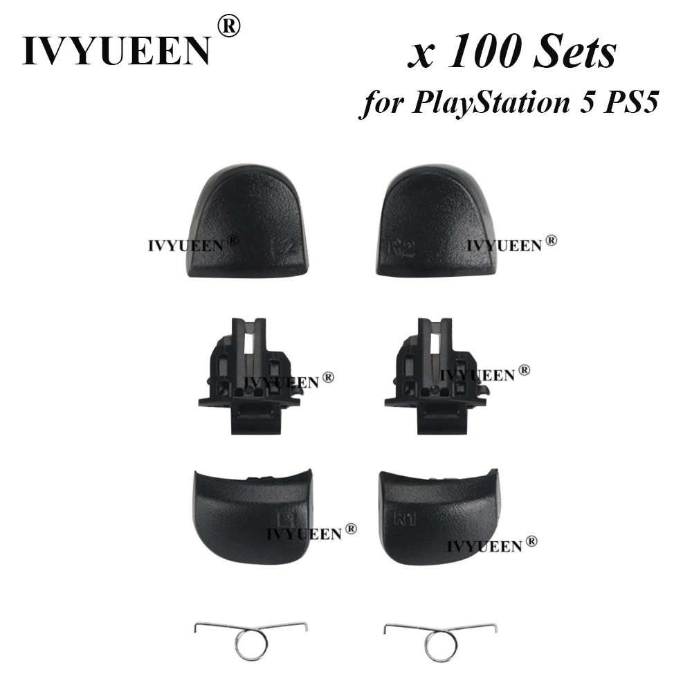 Ivyueen 100 Sets R2 L2 R1 L1 Trigger Buttons Springs For Playstation 5