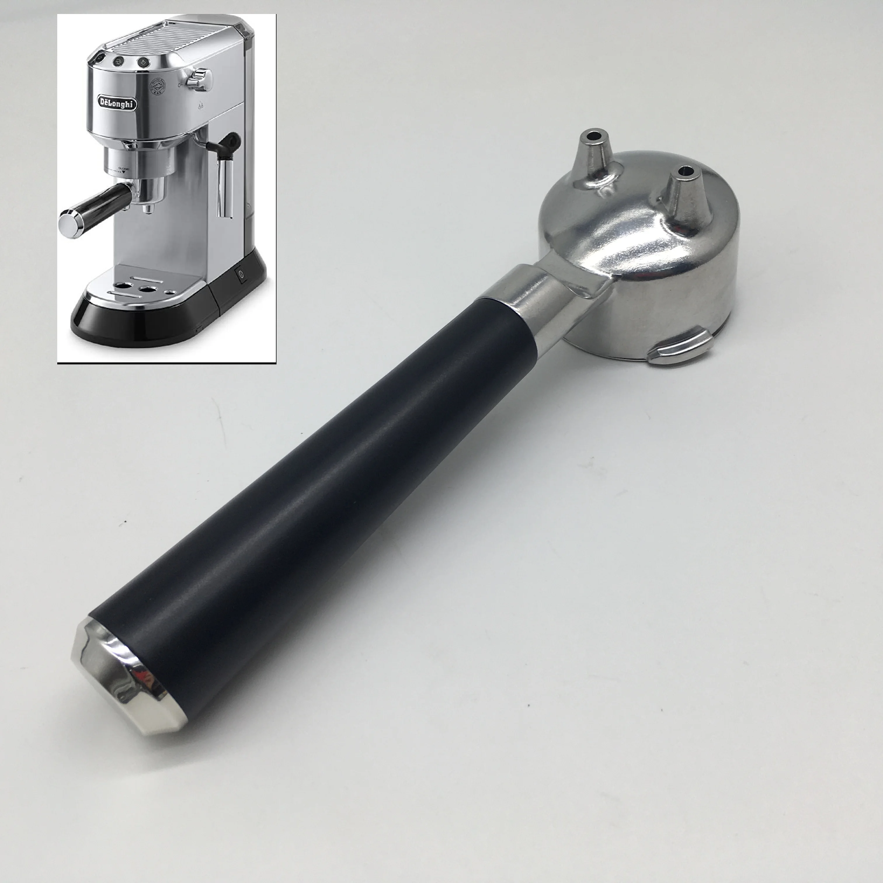 Delonghi-EC680-EC685-EC785-EC885-serie-51-3ears-Bottomless-Portafilter-Filter-Holder-Eupa-Espresso-coffee-machine.jpg Delonghi Ec680 Ec685 Ec785 Ec885-Serie 51 3Ears Bottomless Portafilter Szűrő Tartó Eupa Kávéfőző - Image 2